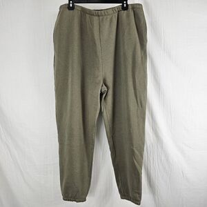NUUDS Lightweight Lounge Sweatpants Green Size XXL